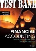 TEST BANK for Financial Accounting with International Financial Reporting Standards (IFRS) 5th Edition by Jerry Weygandt & Paul Kimmel. ISBN-13 9781119787051 (Complete 15 Chapters).