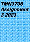 TMN3706 Assignment 3 2023 (588713)