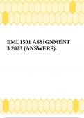 EML1501 ASSIGNMENT 3 2023 (ANSWERS).