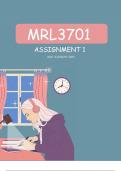MRL3701 Assignment 1 (Due 31 August 2023)