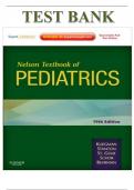 TEST BANK FOR NELSON PEDIATRICS REVIEW(MCQS) 19 EDITION.
