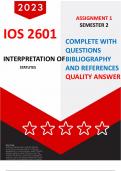 IOS2601 ASSIGNMENT 01 SEMESTER 02 2023 QUALITY ANSWERS 