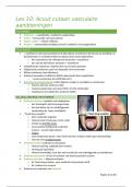 Dermatologie Les 10; vasculaire letsels