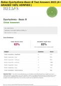 Relias Dysrhythmia Basic B Test Answers 2023 ( A+ GRADED 100% VERIFIED