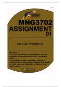 MNG3702 ASSIGNMENT 0 SEM2 DUE 25 AUGUST 2023