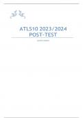 ATLS10 2023/2024 POST-TEST   LATEST UPDATE