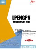 LPENGPN Assignment 2 (COMPLETE ANSWERS) 2023