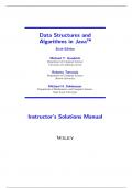 Solution Manual for Data Structures and Algorithms in Java 6th edition by Michael T. Goodrich