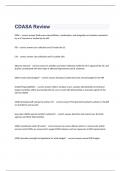 CDASA Review 2023 questions and 100% correct answers