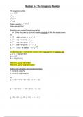 Precalculus Section 0-2 The Imaginary Number
