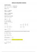 Precalculus Section 0-3 Quadratic Functions