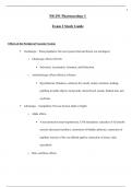 NR-291 Pharmacology I Exam2-Study-Guide