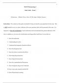 NR 291 Pharmacology I Study Guide – Exam 1