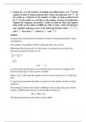MATH 1211 Written Assignment Unit 4- University of the People