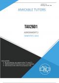 TAX2601 ASSIGNMENT 2 SEMESTER 2 2023 