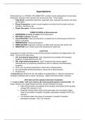Hyperlipidemia study sheet