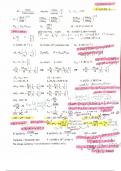 Noted Equation Sheet