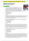 Pathophysiology 6th Edition Test Bank by Banasik