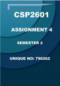 CSP2601 ASSIGNMENT 4 DETAILED ANSWERS--SEMESTER 2--DUE-29-AUGUST-2023