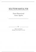 Finite-Dimensional Linear Algebra, 1e by Mark Gockenbach (Solutions Manual)