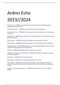 Ardms Echo 2023//2024