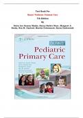 Test Bank - Burns' Pediatric Primary Care  7th Edition By Dawn Lee Garzon Maaks, Nancy Barber Starr, Margaret A. Brady, Nan M. Gaylord, Martha Driessnack, Karen Duderstadt  | Chapter 1 – 46, Complete Guide 2023|
