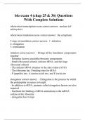 bio exam 4 (chap 25 & 36) Questions With Complete Solutions