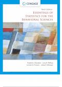 Essentials of Statistics for Behavioral Sciences: 10th Edition