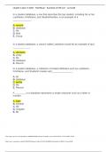 MIS 12E Chapter 6 Quiz- IS 3003 - MyMISLab - Essentials of MIS 12e - Larry Ball.