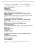 SWR302 _EXAM QUESTIONS AND ANSWERS ( FULL )
