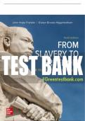 Test Bank For From Slavery to Freedom, 10th Edition All Chapters - 9780073513348