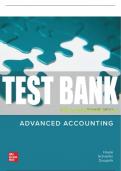 Test Bank For Advanced Accounting, 15th Edition All Chapters - 9781264798483