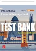 Test Bank For International Financial Management, 10th Edition All Chapters - 9781264413096
