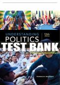 Test Bank For Understanding Politics: Ideas, Institutions, and Issues - 12th - 2017 All Chapters - 9781305629905