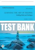 Test Bank For Learning the Art of Helping: Building Blocks and Techniques 7th Edition All Chapters - 9780136912293