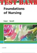 TEST BANK for Foundations of Nursing 8th Edition Cooper Kim & Gosnell Kelly. ISBN 9780323543774, ISBN-13 978-0323484367. (Complete Chapters 1-41)