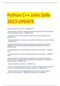 Python C++ John Zelle 2023 UPDATE 