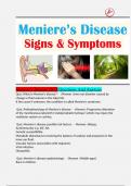 Meniere's Disease 2023/Questions And Answers