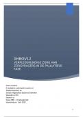 OHBOV12 - Verpleegkundige zorg verlenen aan zorgvragers in de palliatieve fase