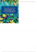 Principles And Applications of Assessment in Counseling 5th Edition by Susan C. Whiston - Test Bank
