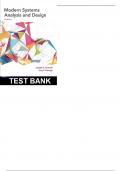 Modern Systems Analysis and Design 8th Edition by Valacich - Test Bank