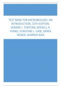 Test Bank for Microbiology, An Introduction, 15th Edition