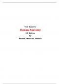 Test Bank For Human Anatomy 6th Edition By Marieb, Wilhelm, Mallatt 