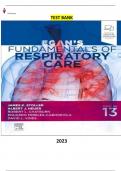Egan's Fundamentals of Respiratory Care 12th Edition by James K. Stoller, Albert J. Heuer, David L. Vines, Robert L. Chatburn & Eduardo Mireles-Cabodevila - - Complete, Elaborated and Latest Test bank ALL Chapters 1-58 included Test Bank