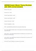 ABRSM Grade 5 Music Theory - French Terms with correct answers