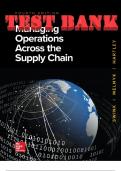 Managing Operations Across the Supply Chain 4th Edition by Morgan Swink, Steven Melnyk and Janet L Test Bank