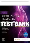 Test Bank For Petty's Musculoskeletal Examination and Assessment, 6th - 2024 All Chapters - 9780323874731