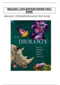 BIOLOGY 12TH EDITION RAVEN TEST BANK very well elaborated 2023 updated BIOLOGY 12TH EDITION RAVEN TEST BANK very well elaborated 2023 updated BIOLOGY 12TH EDITION RAVEN TEST BANK very well elaborated 2023 updated BIOLOGY 12TH EDITION RAVEN TEST BANK very 