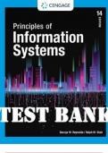 Principles of Information Systems 14th Edition TEST BANK