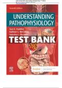 Test Bank Understanding Pathophysiology 7th Edition by Sue E. Huether; Kathryn L. McCance 9780323639088 Chapter 1 - 44 Complete Guide.